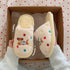 Dotted Pup Plush Home Slippers