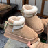 Braided Fleece-Lined Platform Boots