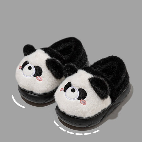 Fuzzy Cartoon Animal Plush Slippers