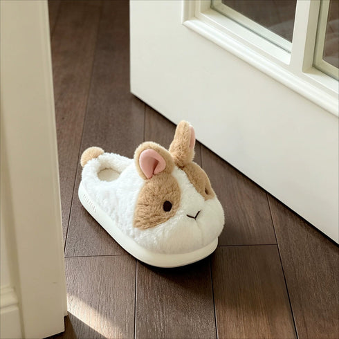 Hop Around Bunny Face Slippers