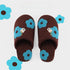 Tufted Flower Soft House Slippers