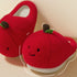 Apple Plush Stem Slippers