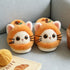 Fruit Kitty Plush House Slippers