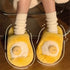 Fried Egg Plush House Slippers