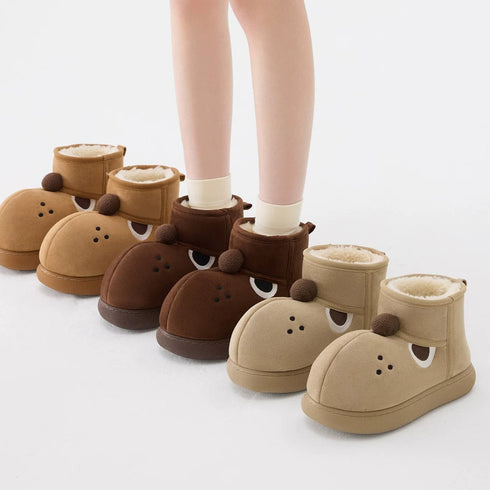 Grumpy Dog Fleece Snow Boots