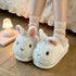 Hop Around Bunny Face Slippers