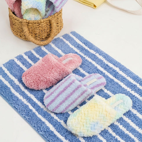 Plush Pillow Step House Slippers