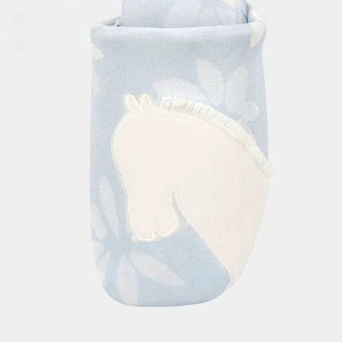 Chic Horse Applique Velvet Slippers