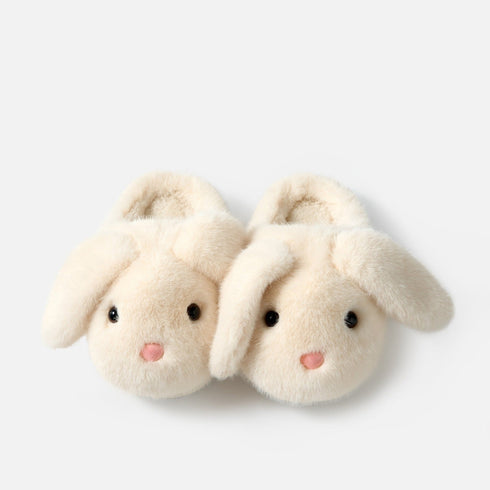Floppy Bunny Ear Plush Slippers