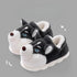 Goofy Husky Dog Plush Slippers