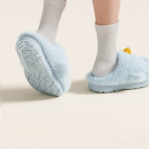Fuzzy Monster Plush Winter Slippers
