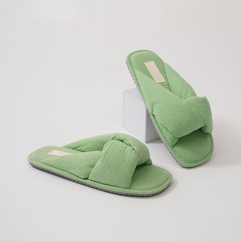 Plush Cross-Knot Indoor Slides