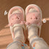 Piggy Face Waffle Strap Slides
