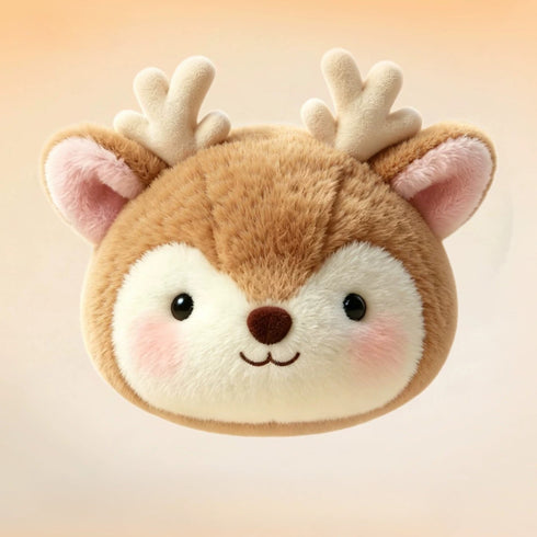 Plush Antler Fawn Indoor Slippers