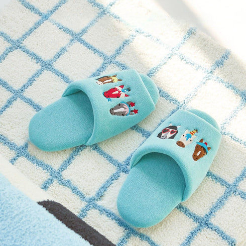 Embroidered Party Horse House Slides