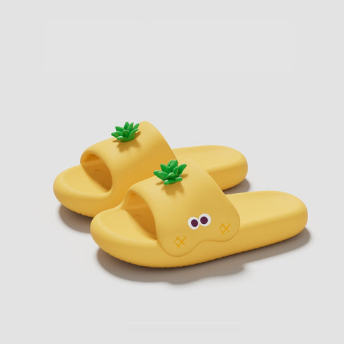 Whimsical Cartoon Fruit Platform Slides