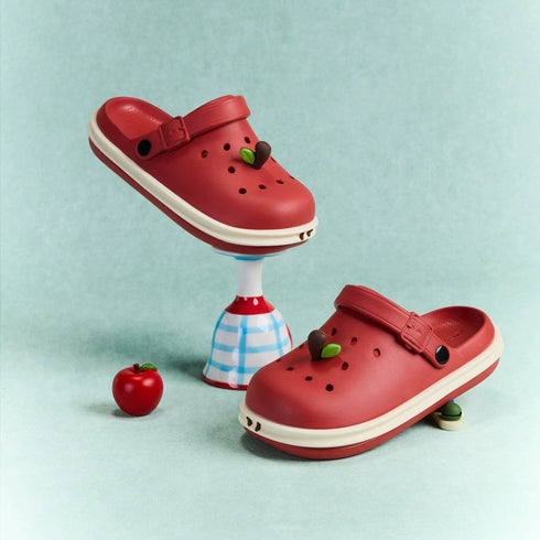 Apple Stem Chunky Platform Clogs