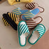 Chic Stripe Waffle Indoor Slides