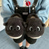 Fluffy Airplane Ear Cat Slippers