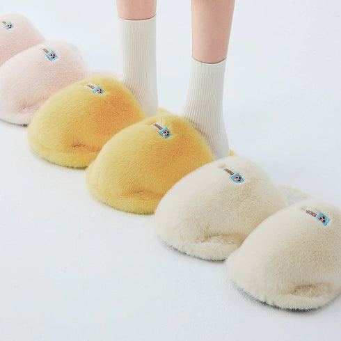 Plush Puffy Paw House Slippers