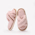 Plush Cross Band Fuzzy Slippers