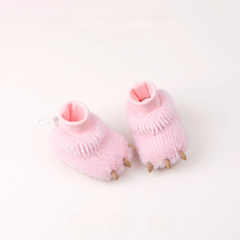 Fuzzy Monster Paw Baby Boots