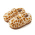 Fuzzy Spotted Mary Jane Slippers