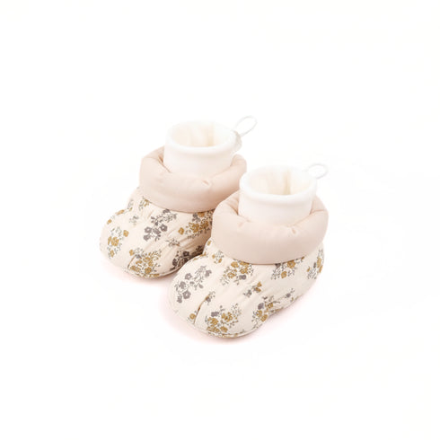 Cozy Puffy Patterned Infant Boots
