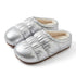 Puffy Quilted Thermal Fleece Slippers