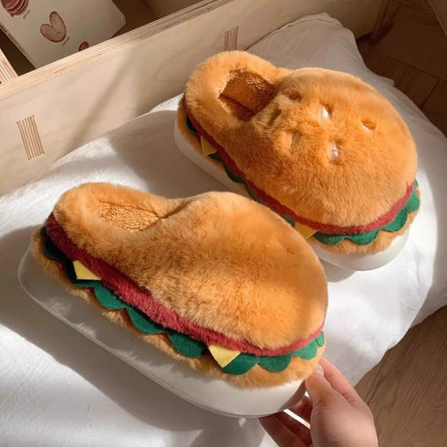 Toasty Burger Slippers