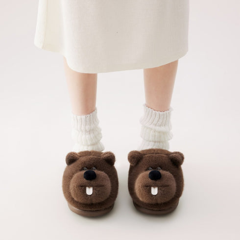 Toothy Marmot Slippers