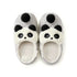 Quilted Cartoon Animal Pompom Slippers