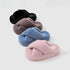 Fuzzy Platform Strap Slippers