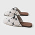 Bow-Tie Sherpa Lattice Slippers