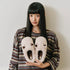 Fleece Animal Face Platform Slippers