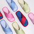 Polka Dot Crisscross Soft Slides