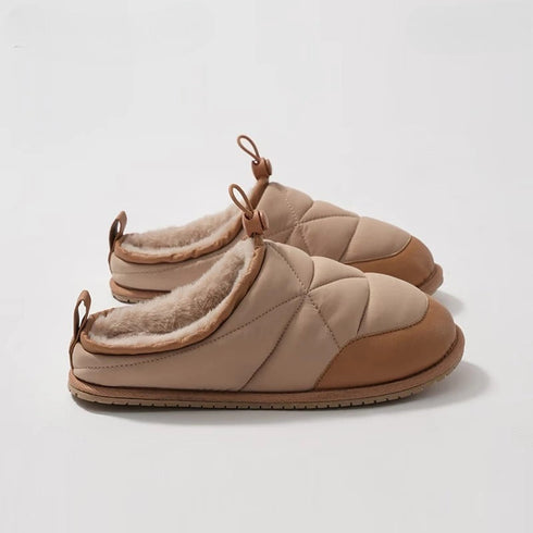 Cozy Puffer Quilted Winter Slippers