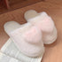 Puffy Heart Fluffy House Slippers