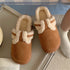 Sherpa Braid Clog-Style slippers
