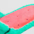 Watermelon Slice Fuzzy Open Toe Slippers