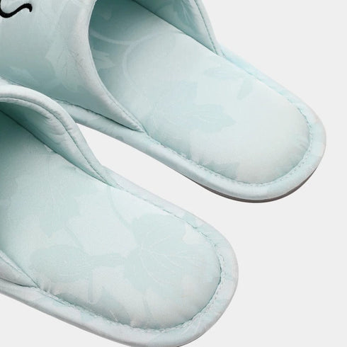 Wild Panther Embroidered Jacquard Slides