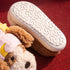 Whimsical Puppy Star Plush Slippers