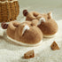 Fuzzy Chipmunk Design Kids Slippers
