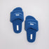Fuzzy Crown Embroidered Lounge Slides