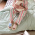Plush Star Moon Linen Slides