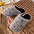 Happy Face Fuzzy Plush Slippers