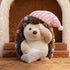 Whimsical Hedgehog Plush House Slippers