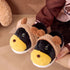Whimsical Bee Puppy Plush Slippers