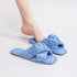 Breezy Floral Scrunch Indoor Slides