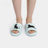 Wild Panther Embroidered Jacquard Slides